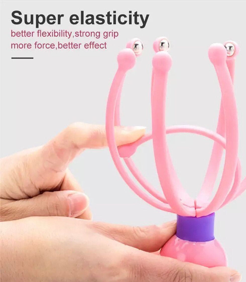 Octopus Hand Held Massager, Head Massager With 8 Roller Balls, Head Scratcher Scalp Massager For Deep Relaxation Octopus Hand Held Massager, Head Massager With 8 Roller Balls, Head Scratcher Scalp Massager For Deep Relaxation